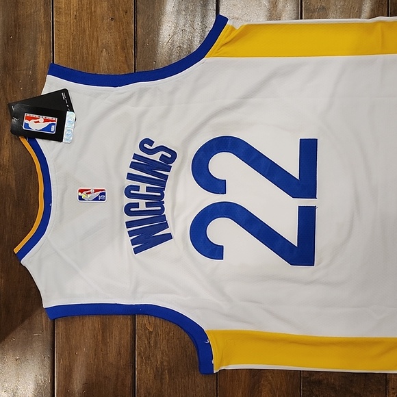 Nike Andrew Wiggins 22 Golden State Warriors White Swingman Player Jersey XL 52 - Picture 8 of 8